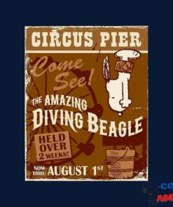 Peanuts Circus Pier Dive Snoopy Men's Varsity Jacket