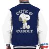 Peanuts Cute & Cuddly Snoopy Men's Varsity Jacket