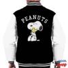 Peanuts Snoopy Hugs Woodstock Men's Varsity Jacket