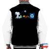 Peanuts Snoopy Recycle Mode Men's Varsity Jacket