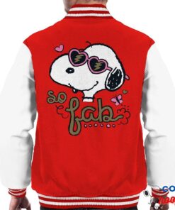 Peanuts Snoopy So Fab Men's Varsity Jacket