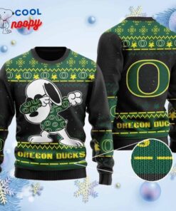 Snoopy Dabbing Knitted Ugly Christmas Sweater for the Ducks