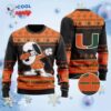 Snoopy Dabbing Knitted Ugly Christmas Sweater for the Hurricanes