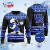 Snoopy Dabbing Knitted Ugly Christmas Sweater for the Wildcats