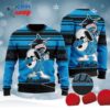 Snoopy Love Marlins For Baseball Fans Knitted Ugly Christmas Sweater
