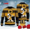 Snoopy Love Pirates For Baseball Fans Knitted Ugly Christmas Sweater