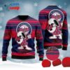 Snoopy Love Twins For Baseball Fans Knitted Ugly Christmas Sweater