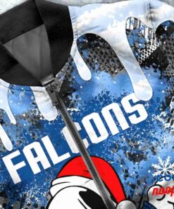 Air Force Falcons Snoopy Dabbing The Peanuts Christmas Bomber Jacket 5