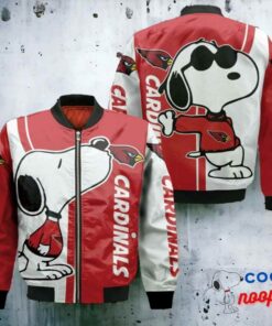 Arizona Cardinals Snoopy Lover Bomber Jacket Snoopy Jacket 1
