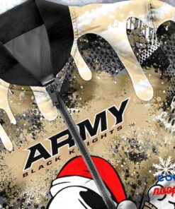 Army Black Knights Snoopy Dabbing The Peanuts Christmas Bomber Jacket 5