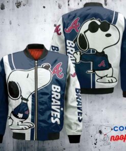 Atlanta Braves Snoopy Bomber Jacket 1
