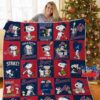Atlanta Braves Snoopy Strike Quilt Blanket 1
