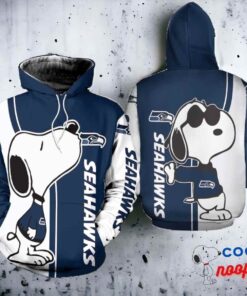 Best selling Seattle Seahawks Snoopy Lover Hoodie 2