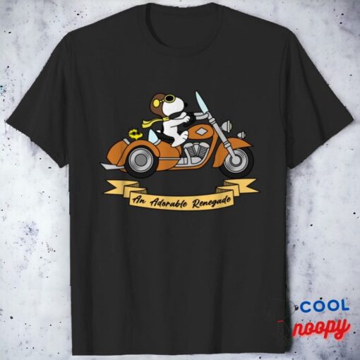 Best selling Snoopy Motorcycle T Shirt 1
