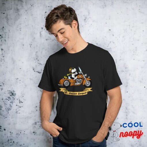 Best selling Snoopy Motorcycle T Shirt 3