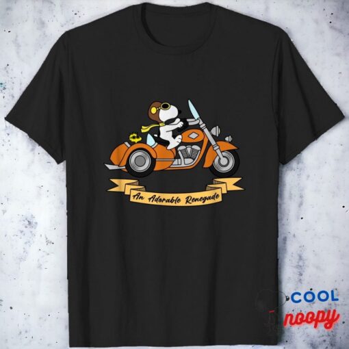 Best selling Snoopy Motorcycle T Shirt 4