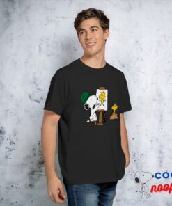 Best selling Snoopy Painting Woodstock T Shirt 2