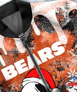 Chicago Bears Snoopy Dabbing The Peanuts Christmas Bomber Jacket 5