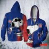Chicago Cubs Snoopy Kiss Hoodie 1