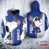 Chicago Cubs Snoopy Lover Hoodie 1