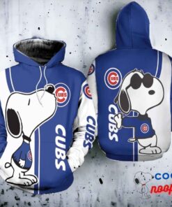 Chicago Cubs Snoopy Lover Hoodie 1