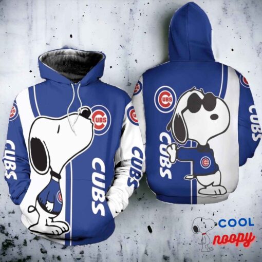 Chicago Cubs Snoopy Lover Hoodie 1