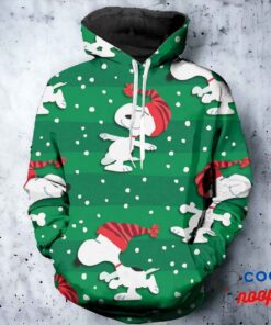Christmas Snoopy 3D All Over Printed Shirt Hoodie 2