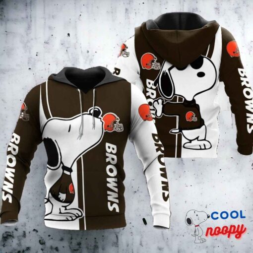 Cleveland Browns Snoopy Lover Hoodie 1