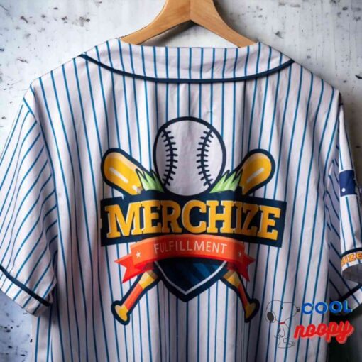 Columbus Blue Jackets Snoopy For Fans 3D Baseball Jersey 4