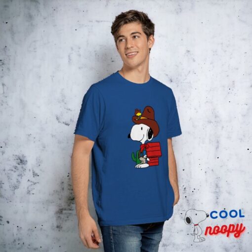 Customize Snoopy Cowboy T Shirt 2
