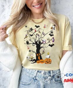Cute Tree Snoopy Halloween T Shirt 1