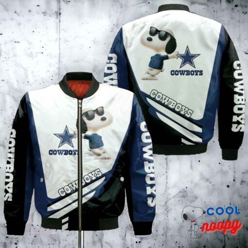 Dallas Cowboys Snoopy Bomber Jacket 1