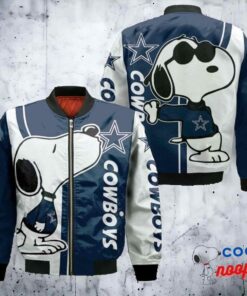 Dallas Cowboys Snoopy Lover 3D Printed Bomber Jacket 1