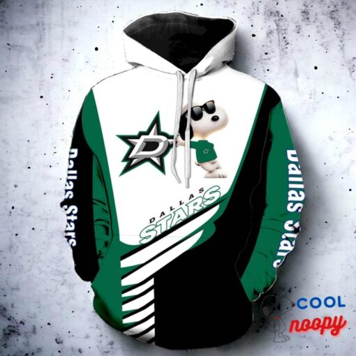 Dallas Stars Snoopy All Over Hoodie 1