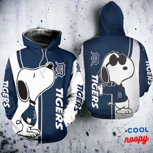 Detroit Tigers Snoopy Lover Hoodie 2