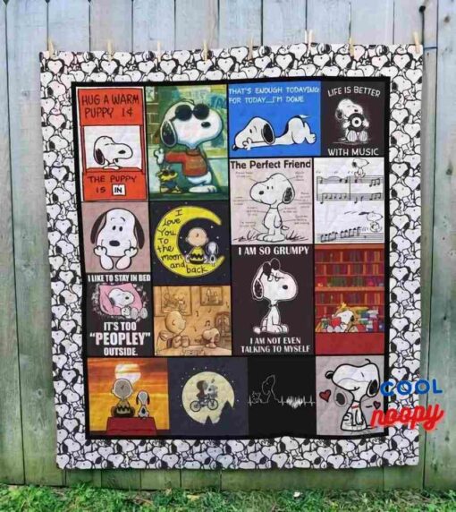 Exclusive Snoopy Quilt Blanket 1