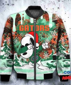 Florida Gators Snoopy Dabbing The Peanuts Christmas Bomber Jacket 2