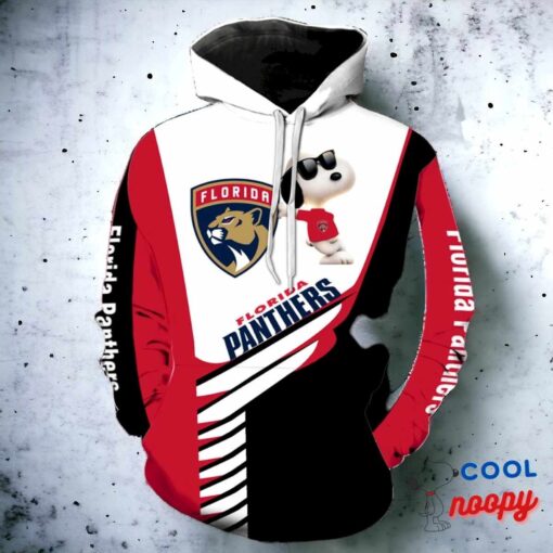 Florida Panthers Snoopy All Over Hoodie 2