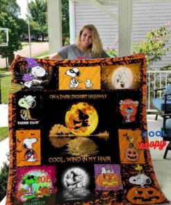Halloween Snoopy Quilt Blanket 1