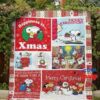 Happiness Is Xmas Snoopy Quilt Blanket Xmas 2
