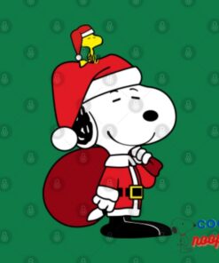 Happy Snoopy Santa Claus T Shirt 2