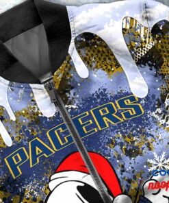Indiana Pacers Snoopy Dabbing The Peanuts Christmas Bomber Jacket 5