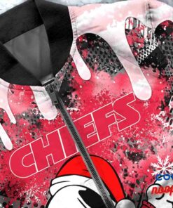 Kansas City Chiefs Snoopy Dabbing The Peanuts Christmas Bomber Jacket 5