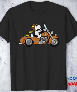 Limited Edition Snoopy Biker T Shirt 1