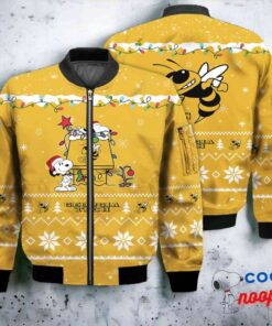 Merry Christmas Georgia Tech Yellow Jackets Snoopy 3D Bomber 1
