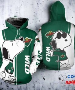 Minnesota Wild Snoopy Lover Hoodie 2