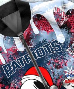 New England Patriots Snoopy Dabbing The Peanuts Christmas Bomber Jacket 5