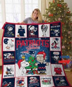 New England Patriots Snoopy Quilt Blanket 1
