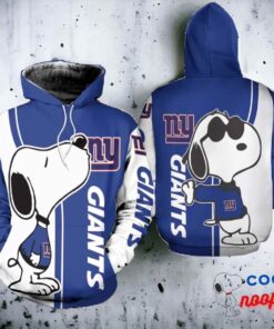 New York Giants Snoopy Lover Hoodie 2