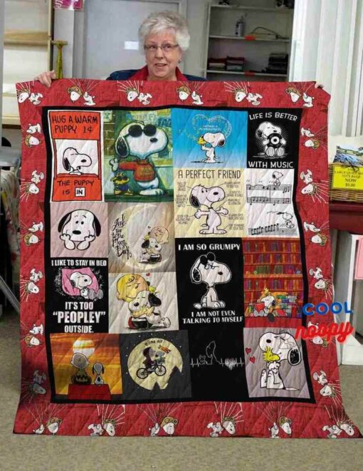NewSnoopy Limited Edition Quilt Blanket 1